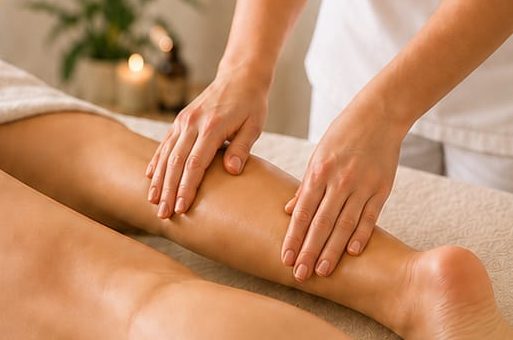 Drenaje linfático en las piernas